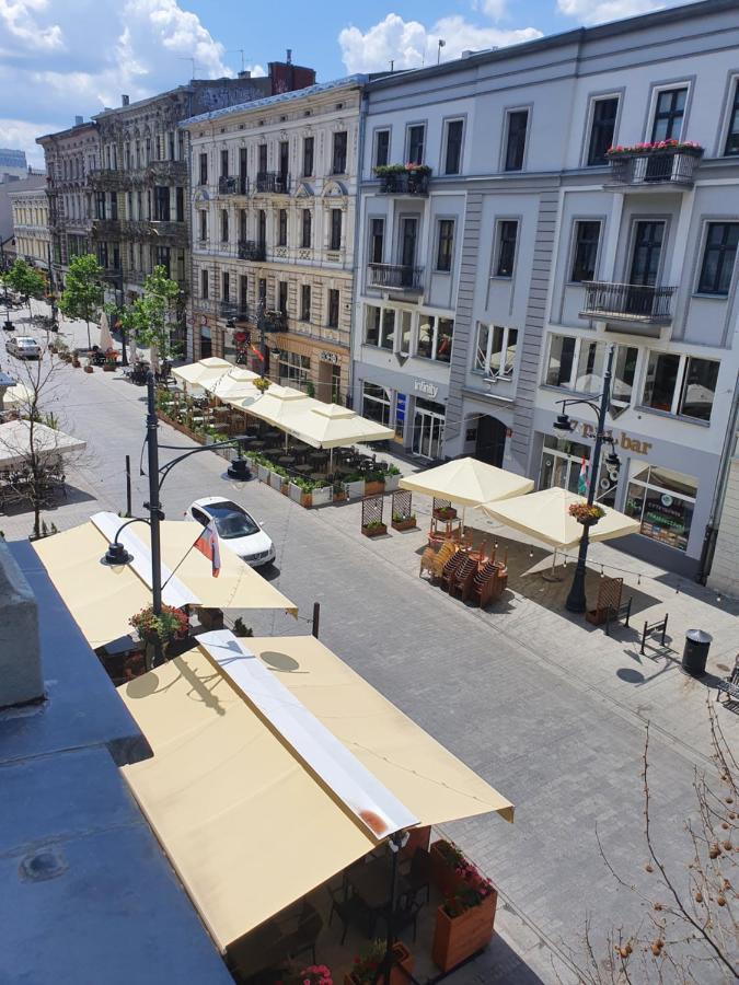 Prestige Aparthotel Piotrkowska 82 - Wyjatkowy Widok Na Deptak Łódź Dış mekan fotoğraf